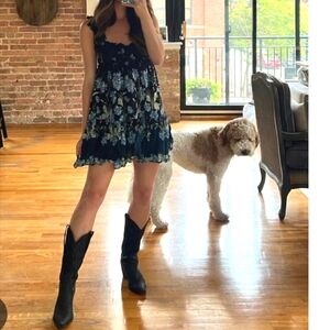 Free People Bali Wild Daisy Slip Mini Dress XS